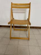 Retro Houten Plooistoelen (4 stuks), Huis en Inrichting, Ophalen, Zo goed als nieuw, Hout