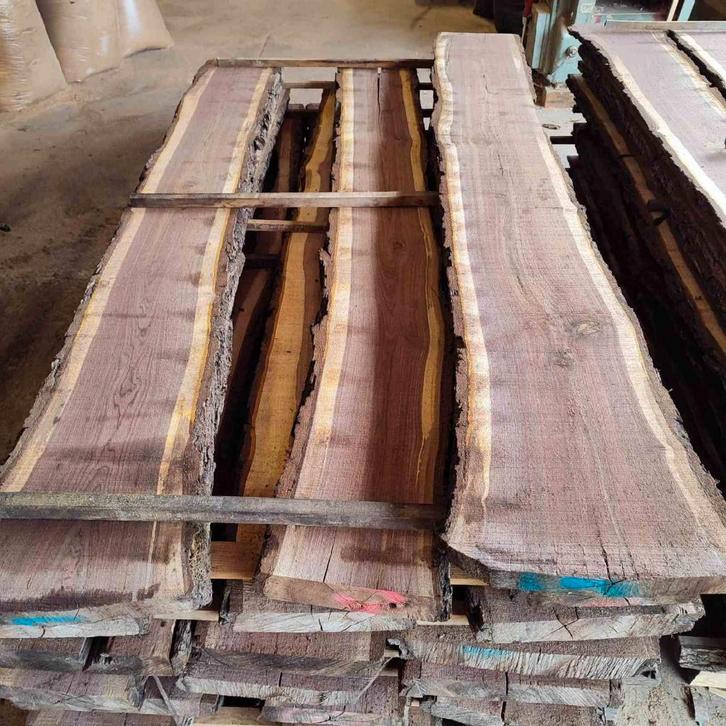 Amerikaanse walnoot planken luchtdroog, Huis en Inrichting, Overige Huis en Inrichting, Nieuw, Ophalen