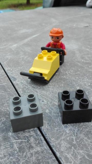 duplo 4661 - ouvrier du bâtiment avec machine, Enlèvement ou Envoi, Utilisé, Ensemble complet, Duplo