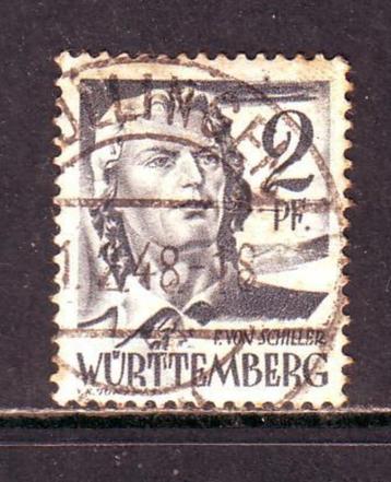 Postzegels Duitsland : Diverse zegels Wurttemberg