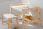 Flisat tekentafel + stoel + rolhouder, Kinderen en Baby's, Kinderkamer | Tafels en Stoelen, Zo goed als nieuw, Ophalen