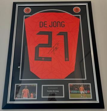 Chemise dédicacée par Frenkie de Jong - Orange ! disponible aux enchères