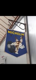Michelin emaillebord dubbel, Enlèvement, Utilisé, Panneau publicitaire