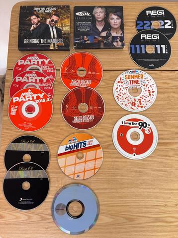 18 cd’s Dimitri Vegas/Regi/Mnm/Milk Inc./Borsato… beschikbaar voor biedingen