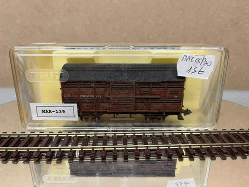 Trix 3489 DB veewagen, Hobby en Vrije tijd, Modeltreinen | H0, Zo goed als nieuw, Wagon, Gelijkstroom of Wisselstroom, Trix, Ophalen of Verzenden