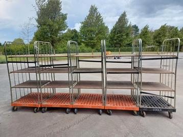 5 magazijnkarren beschikbaar voor biedingen