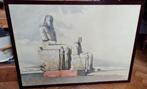 Lithographie égyptienne Colosses de Memnon Thèbes Égypte, Antiquités & Art, Enlèvement