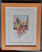 TINTIN serigraphie origonal sous cadre numérotée sur 1000 EX, Ophalen of Verzenden