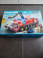 Playmobil luchthavenbrandweer met licht en geluid, Ophalen of Verzenden, Zo goed als nieuw, Complete set