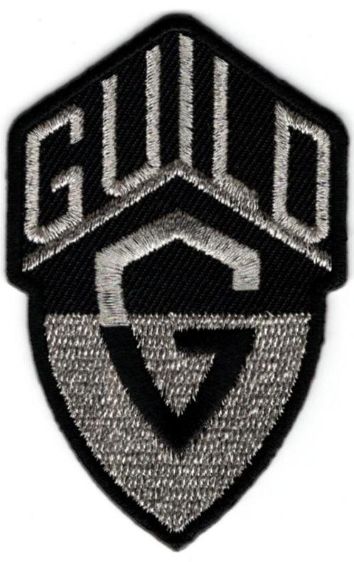 Guild Guitar stoffen opstrijk patch embleem, Verzamelen, Muziek, Artiesten en Beroemdheden, Nieuw, Kleding, Verzenden