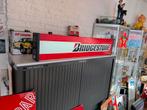 Bridgestone oude garage reclame lichtbak, Verzamelen, Merken en Reclamevoorwerpen, Ophalen, Gebruikt, Lichtbak of (neon) lamp