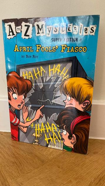 A to Z Mysteries Super Edition #9: April Fools’ Fiasco beschikbaar voor biedingen