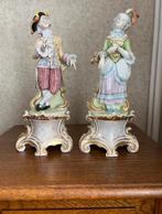 Vintage porseleinen beelden 2 stuks markies - markiezin, Ophalen