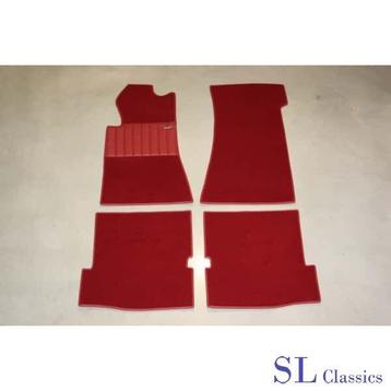 Tapijt set 4-delig Rood Mercedes-Benz SL, W107 - R107 beschikbaar voor biedingen