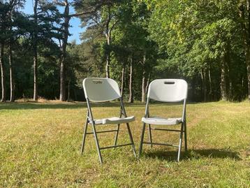 Chaises de fête pliantes pour l'intérieur et l'extérieur