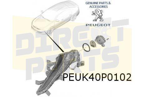 Peugeot 508 (9/18-) dagrijlicht R Origineel! 1638037780, Auto-onderdelen, Verlichting, Peugeot, Nieuw, Verzenden