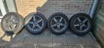 Aluvelgen met winterbanden, Auto-onderdelen, Banden en Velgen, Ophalen, Gebruikt, Banden en Velgen, 17 inch