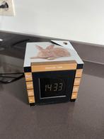 Bigben Wekkerradio Projectie – Konijntjes – Bruin, Ophalen of Verzenden, Zo goed als nieuw, Digitaal
