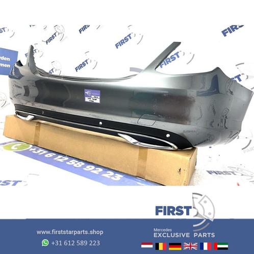 W205 achterbumper Mercedes C Klasse 2014-2019 zilver grijs P, Auto-onderdelen, Carrosserie, Bumper, Mercedes-Benz, Achter, Gebruikt