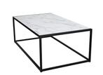 Salontafel Witte Marmer, 100 tot 150 cm, Zo goed als nieuw, Modern, Minder dan 50 cm