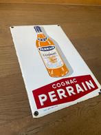 emaille bord Cognac Perrain, Collections, Enlèvement ou Envoi, Comme neuf, Panneau publicitaire