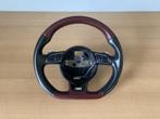 audi SQ5 stuurwiel rood leer + flippers + afgevlakt 2012- 17, Ophalen of Verzenden, Gebruikt, Audi