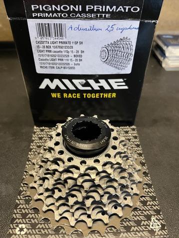 Cassette Shimano 11 vitesses Miche 15-28