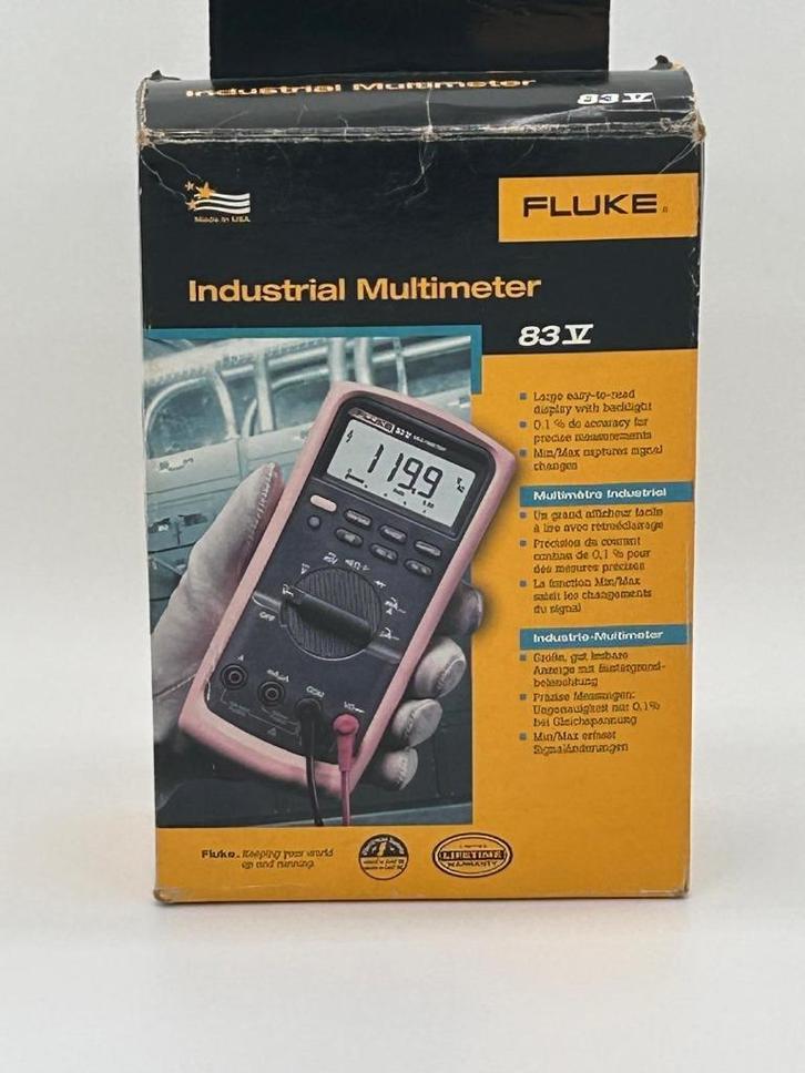 Fluke 83V industriële multimeter met gemiddelde meetmethode, Doe-het-zelf en Bouw, Meetapparatuur, Nieuw, Elektriciteit, Ophalen of Verzenden