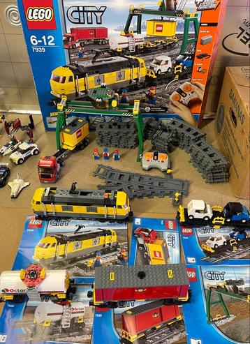 Lego 7939 Goederentrein, met originele doos en instructies beschikbaar voor biedingen
