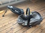 Cybex Aton Q I-size gris chiné + isofixbase, Kinderen en Baby's, Autostoeltjes, Gebruikt, Isofix, 0 t/m 13 kg, Verstelbare rugleuning
