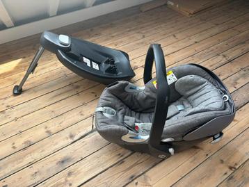 Cybex Aton Q I-size gris chiné + isofixbase beschikbaar voor biedingen