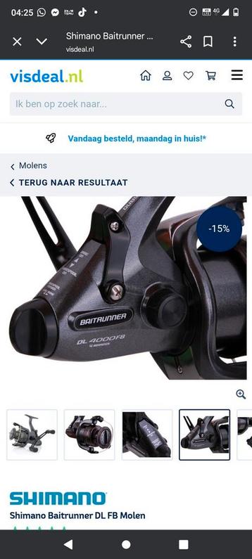 Shimano 4000 dl fb  beschikbaar voor biedingen