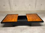 Vintage Hidden bartafel willy Rizzo styl, Huis en Inrichting, Tafels | Salontafels, Ophalen of Verzenden, Zo goed als nieuw, Kersenhout