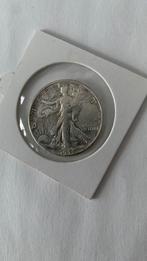 Halve dollar 1944 S Liberty Silver 900, Postzegels en Munten, Zilver