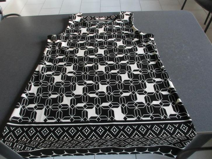 zwart-wit dameskleedje, Kleding | Dames, Jurken, Zo goed als nieuw, Zwart, Ophalen