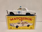 Matchbox Ford Galaxie Police Car 55C (1966) BLAUW ZWAAILICHT, Hobby en Vrije tijd, Ophalen of Verzenden, Gebruikt, Matchbox