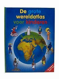 De grote Wereldatlas voor kinderen - Nieuw, Boeken, Atlassen en Landkaarten, Nieuw, Overige atlassen, Wereld, Ophalen