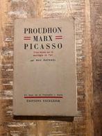 Proudhon, Marx, Picasso par Max Raphael, Ophalen of Verzenden, Max Raphael