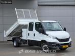 Iveco Daily 35C16 3.0L Open Laadbak met Kist Dubbel Cabine D, Auto's, Stof, Gebruikt, Euro 6, 4 cilinders
