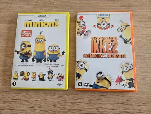 2 DVD's Minions, Cd's en Dvd's, Dvd's | Tekenfilms en Animatie, Gebruikt, Amerikaans, Tekenfilm, Alle leeftijden, Ophalen