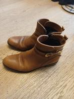 Lichtbruine lederen laarsjes in maat 37, Ophalen of Verzenden