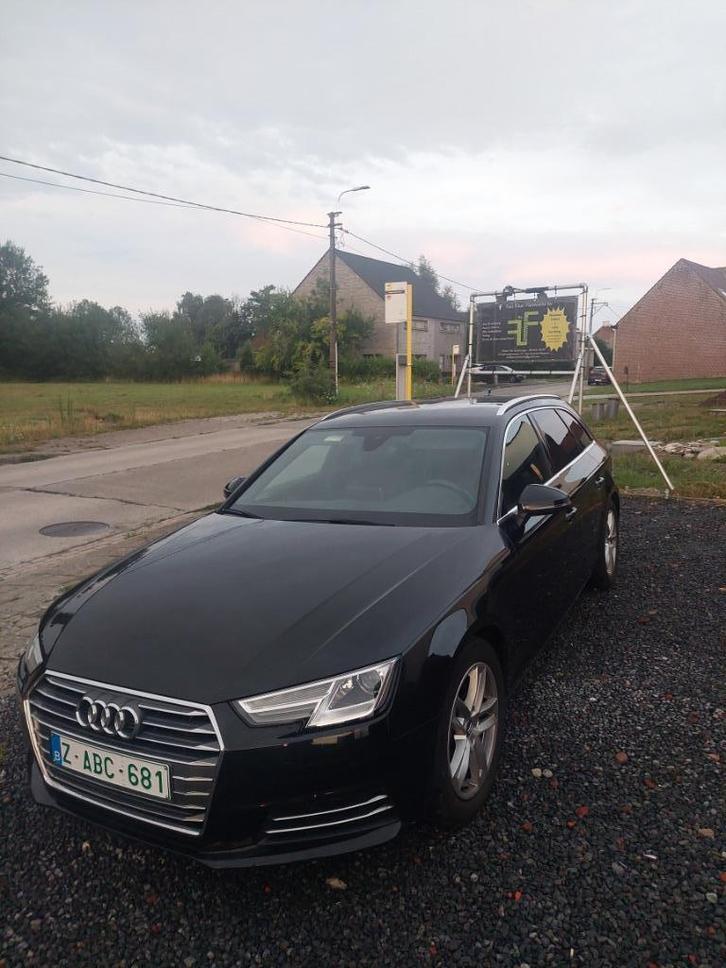 AUDI A4 Avant S-tronic, Auto's, Audi, Bedrijf, A4, Bluetooth, Trekhaak, Diesel, Euro 6, Break, 5 deurs, Automaat, Zwart, Zwart