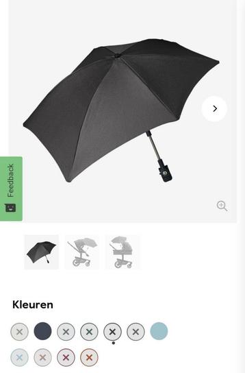 Joolz parasol zwart