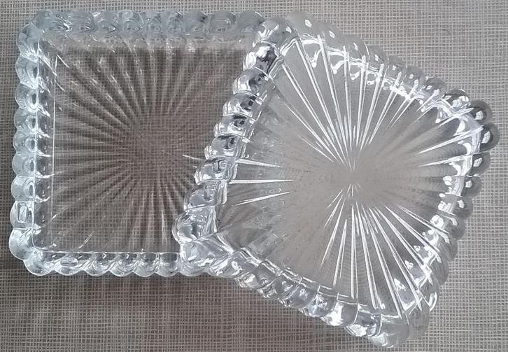 Schaaltje met deksel Cristal d'Arques 24 % PBO, Antiek en Kunst, Antiek | Glaswerk en Kristal, Ophalen of Verzenden