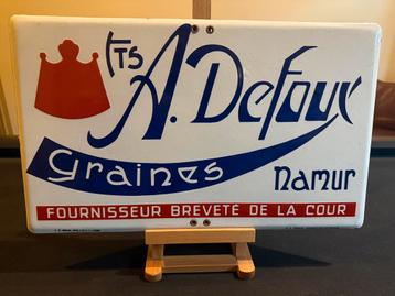 Emaille bord granen 1930 beschikbaar voor biedingen