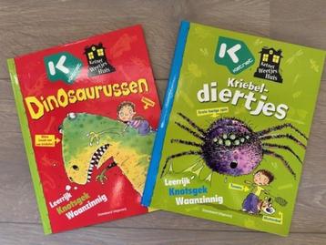 2 boekjes: Dinosaurussen en Kriebeldiertjes beschikbaar voor biedingen