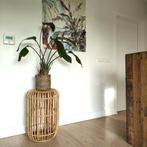 Support pour plantes en rotin - Scandinavie/Boho, Maison & Meubles, Enlèvement