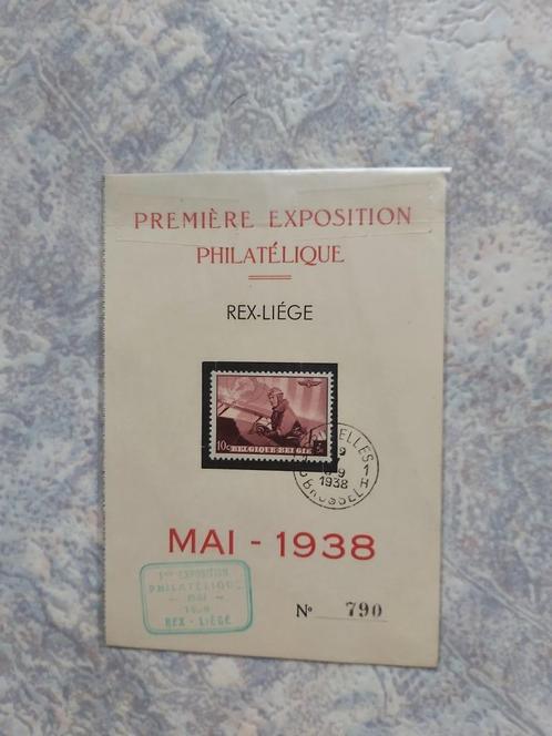 Postzegel Timbre post Rex Degrelle Luik Liège Oorlog Front, Verzamelen, Retro, Overige typen, Verzenden