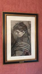 Tekening Van Gogh - Meisje met omslagdoek, Ophalen