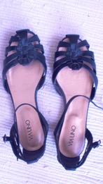 Platte, zwarte schoenen - maat 38, Ophalen, Zwart